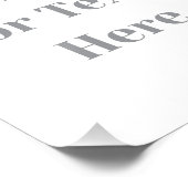 Customizable Your Design or Text Here Personalized フォトプリント (角)