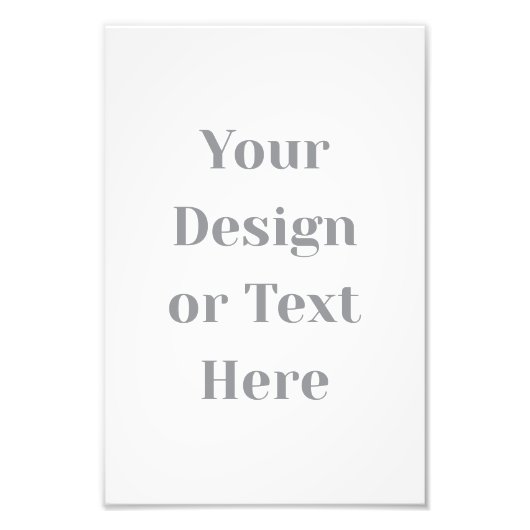 Customizable Your Design or Text Here Personalized フォトプリント (正面)