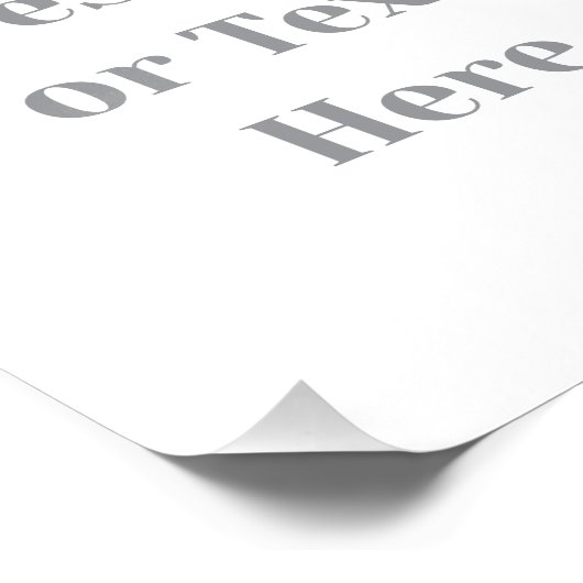 Customizable Your Design or Text Here Personalized フォトプリント (角)