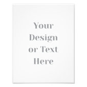Customizable Your Design or Text Here Personalized フォトプリント (正面)