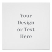Customizable Your Design or Text Here Personalized ポスター (正面)