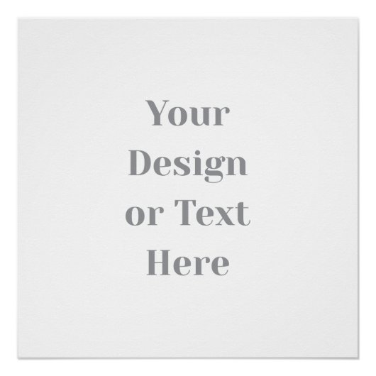 Customizable Your Design or Text Here Personalized ポスター (正面)