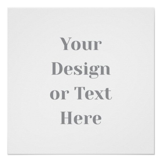 Customizable Your Design or Text Here Personalized ポスター (正面)