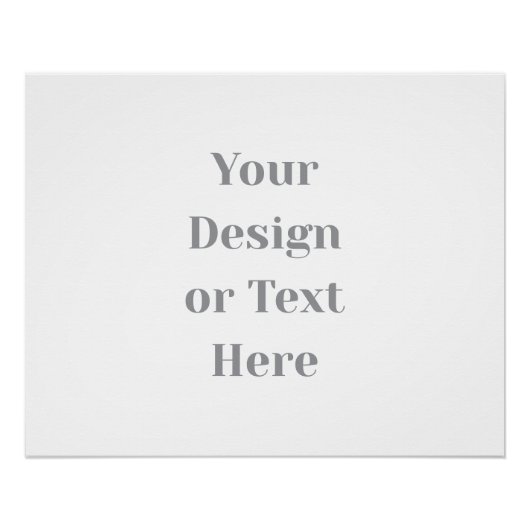 Customizable Your Design or Text Here Personalized ポスター (正面)