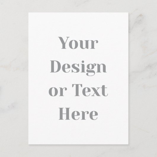 Customizable Your Design or Text Here Personalized ポストカード (正面)