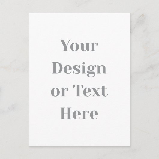 Customizable Your Design or Text Here Personalized ポストカード (正面)