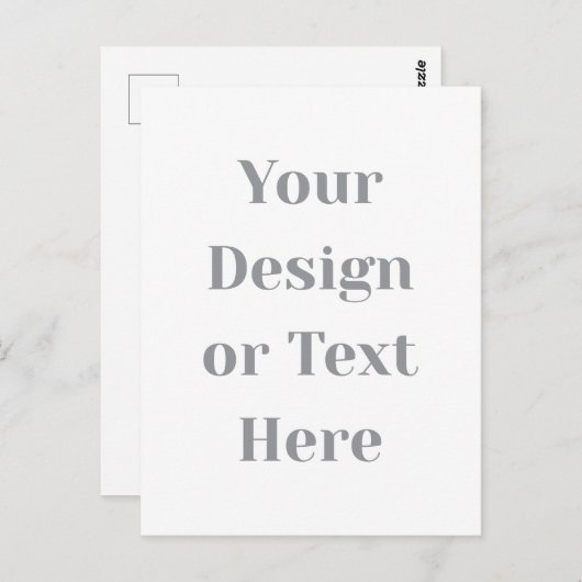 Customizable Your Design or Text Here Personalized ポストカード (正面/裏面)