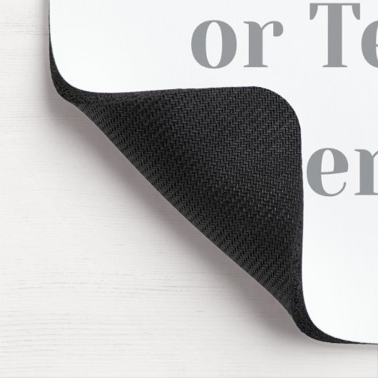 Customizable Your Design or Text Here Personalized マウスパッド (コーナー)