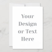 Customizable Your Design or Text Here Personalized マグネット招待状 (正面)