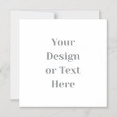 Customizable Your Design or Text Here Personalized マグネット招待状 (正面)