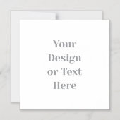 Customizable Your Design or Text Here Personalized マグネット招待状 (正面)