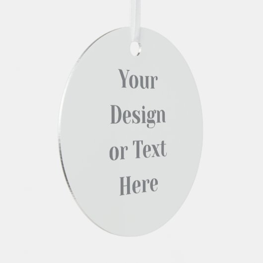 Customizable Your Design or Text Here Personalized メタルオーナメント (正面右)