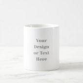 Customizable Your Design or Text Here Personalized モーフィングマグカップ (中央)