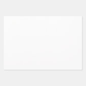 Customizable Your Design or Text Here Personalized ラッピングペーパーシート (正面3)