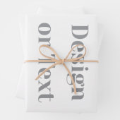Customizable Your Design or Text Here Personalized ラッピングペーパーシート (インサイチュ)
