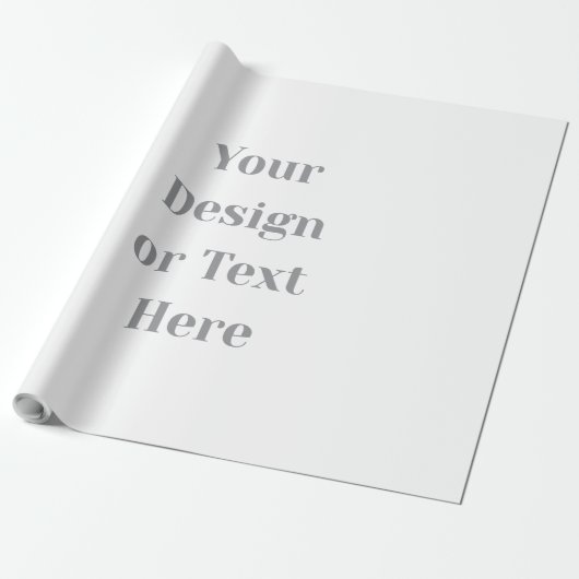 Customizable Your Design or Text Here Personalized ラッピングペーパー (アンロールド)