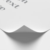 Customizable Your Design or Text Here Personalized ラッピングペーパー (角)