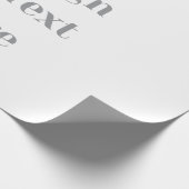 Customizable Your Design or Text Here Personalized ラッピングペーパー (角)