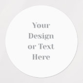Customizable Your Design or Text Here Personalized ラベル (デザイン1)