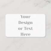 Customizable Your Design or Text Here Personalized 予約カード (正面)