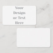 Customizable Your Design or Text Here Personalized 予約カード (正面/裏面)