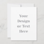 Customizable Your Design or Text Here Personalized 出欠カード (正面)