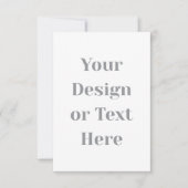Customizable Your Design or Text Here Personalized 出欠カード (正面)