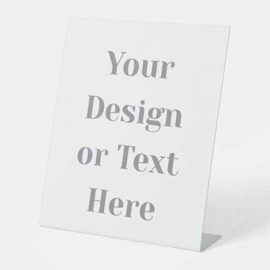 Customizable Your Design or Text Here Personalized 台座サイン (正面)