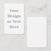 Customizable Your Design or Text Here Personalized 名刺 (正面/裏面)