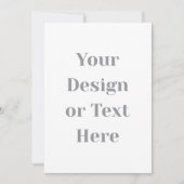Customizable Your Design or Text Here Personalized 案内状 (正面)