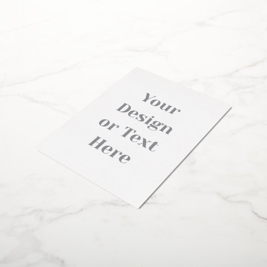 Customizable Your Design or Text Here Personalized 箔シーズンポストカード (回転した状態)