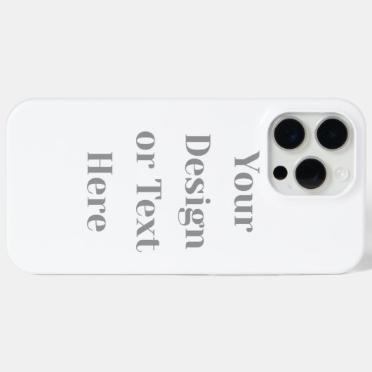 Customizable Your Design or Text Here Personalized Case-Mate iPhoneケース (裏面 (横))