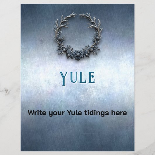 Customizable Yule Book of Shadows Page (正面)