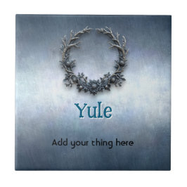 Customizable Yule Ceramic Tile タイル