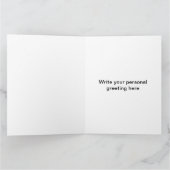 Customizable Yule Winter Solstice Greeting Card サンキューカード (内部)