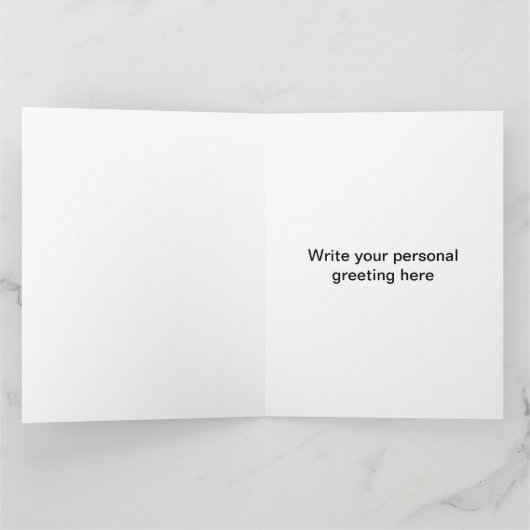 Customizable Yule Winter Solstice Greeting Card サンキューカード (内部)