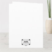 Customizable Yule Winter Solstice Greeting Card サンキューカード (裏面)