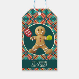 CustomizablePickleball Gingerbread応援 ギフトタグ