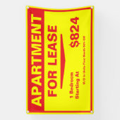 Customize 1 2 3 Bedroom Apartments For Lease 横断幕 (縦)