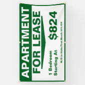 Customize 1 2 3 Bedroom Apartments For Lease 横断幕 (縦)