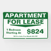 Customize 1 2 3 Bedroom Apartments For Lease 横断幕 (横)