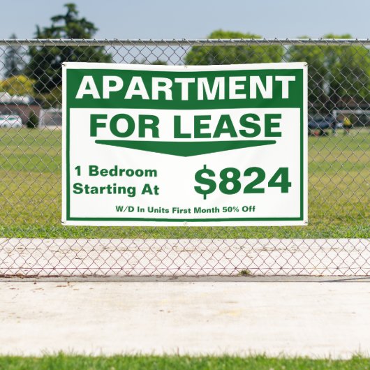 Customize 1 2 3 Bedroom Apartments For Lease 横断幕 (インサイチュ)