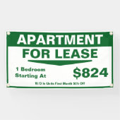 Customize 1 2 3 Bedroom Apartments For Lease  横断幕 (横)
