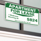 Customize 1 2 3 Bedroom Apartments For Lease  横断幕 (ビルの外側)