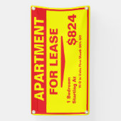 Customize 1 2 3 Bedroom Apartments For Lease 横断幕 (縦)