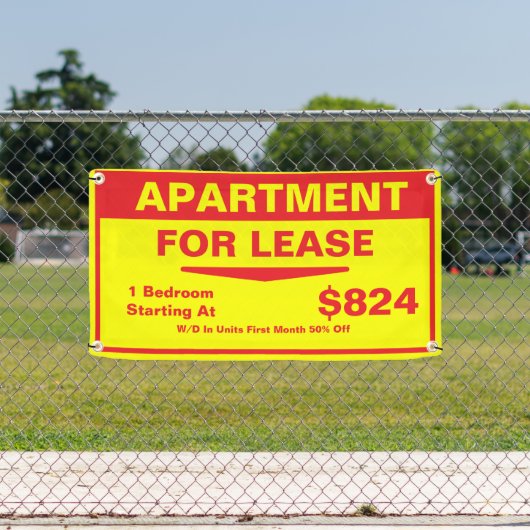 Customize 1 2 3 Bedroom Apartments For Lease  横断幕 (インサイチュ)