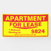 Customize 1 2 3 Bedroom Apartments For Lease Large 横断幕 (横)
