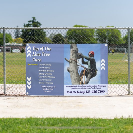 Customize Arborist Tree Service Business Promo 横断幕 (インサイチュ)