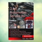 Customize Auto Repair Garage Service List With Log ウィンドウサイン (シート3)