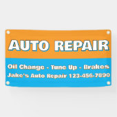 Customize Auto Repair Service Brakes Oil Change 横断幕 (横)